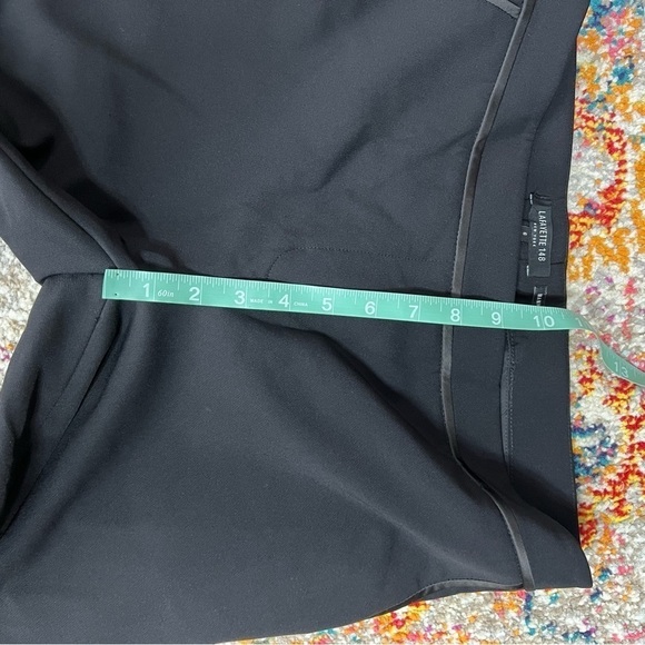 Lafayette 148 New York Acclaimed Stretch Step Manhattan Slim Pant Hem‎ Size 6 - Picture 13 of 15